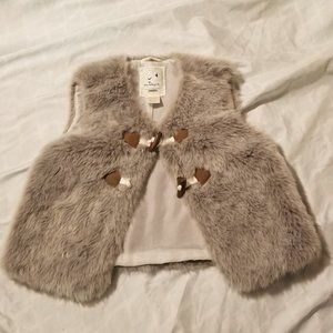 Kid's Faux Fur Vest, NWOT